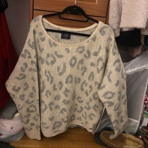 Never worn leopard print sweater